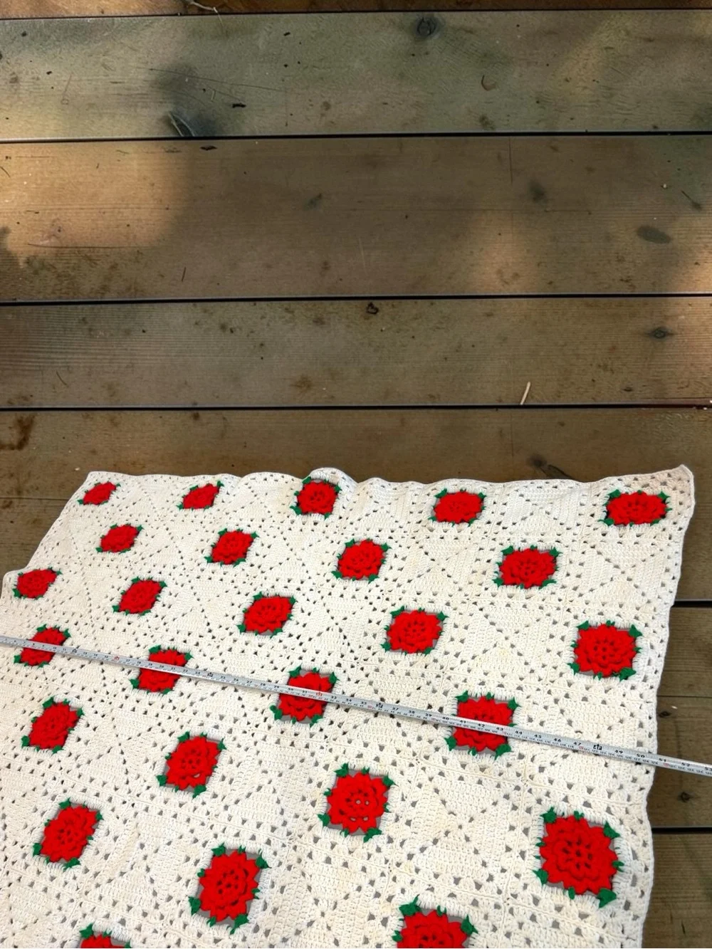Handmade white crochet